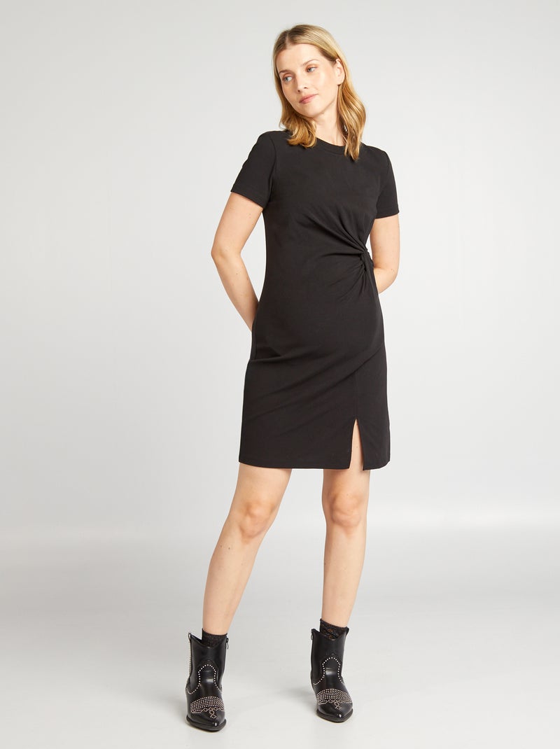 Vestido pré-mamã justo Preto - Kiabi