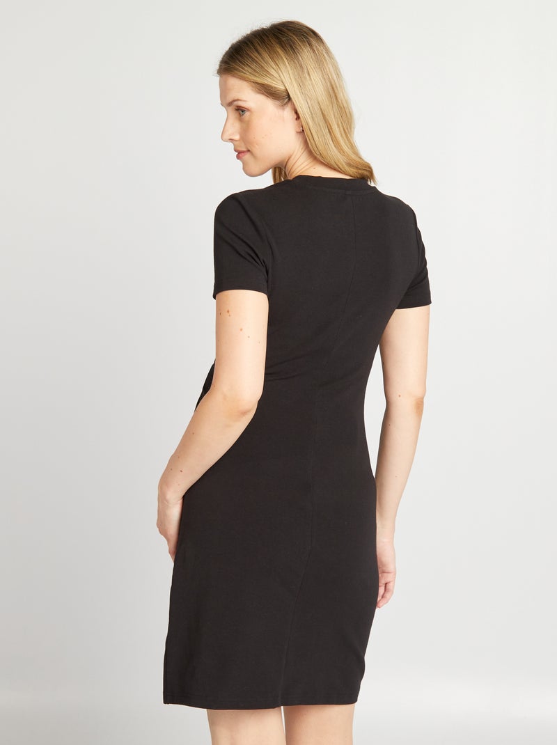 Vestido pré-mamã justo Preto - Kiabi