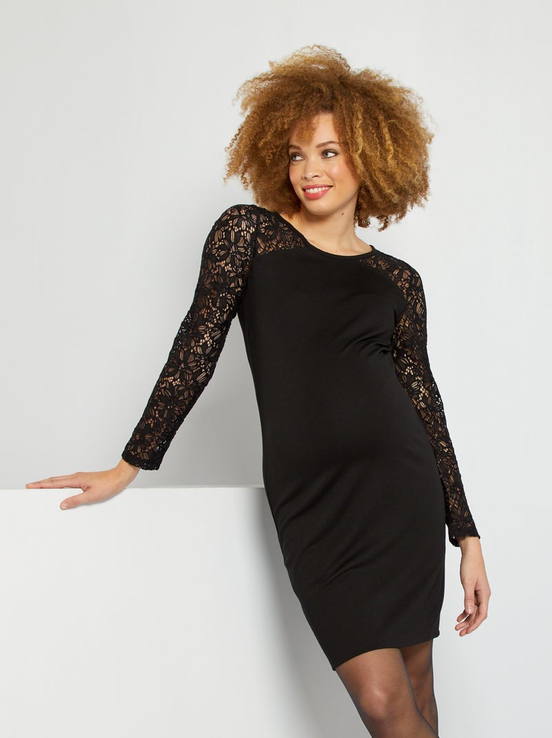 Vestido pré-mamã Preto - Kiabi