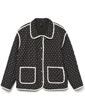 Vestido Preto de Bolinhas para Mulher Vero Moda Anne
