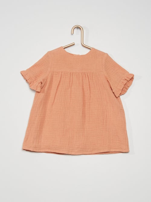 Vestido seersucker - Kiabi