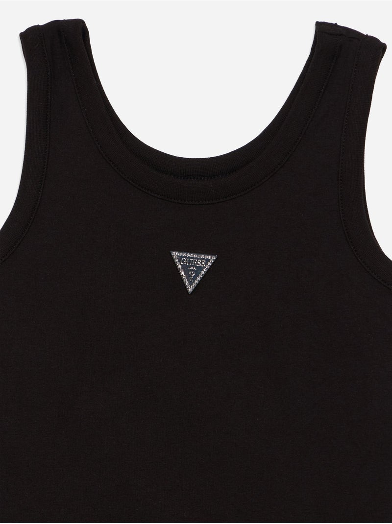 Vestido sem mangas - guess kids Preto - Kiabi