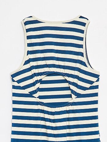 Vestido sem mangas com abertura atrás