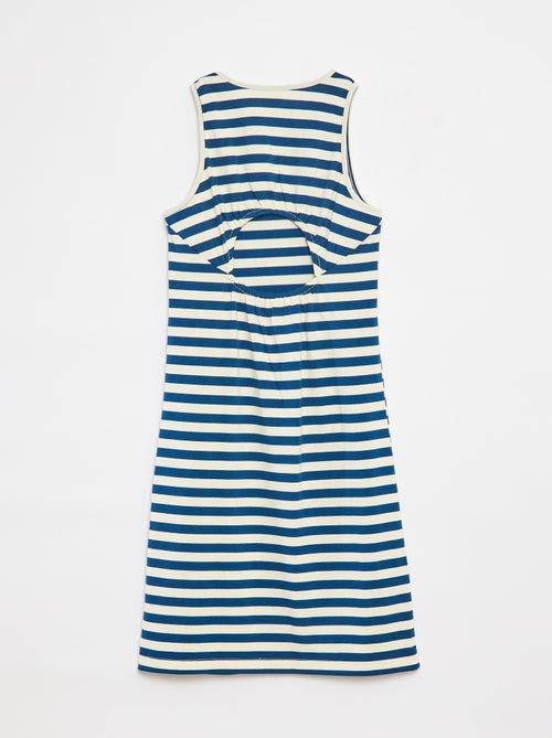 Vestido sem mangas com abertura atrás - Kiabi