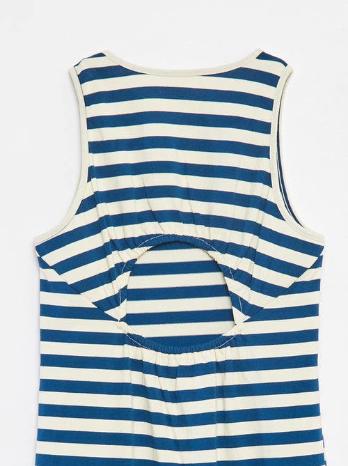 Vestido sem mangas com abertura atrás - Kiabi