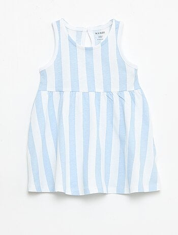 Vestido sem mangas com mensagem