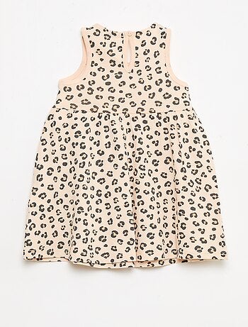 Vestido sem mangas com mensagem