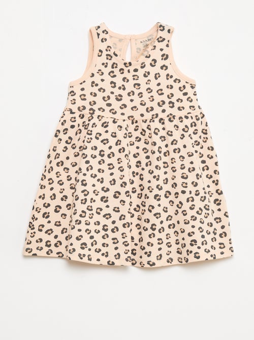 Vestido sem mangas com mensagem - Kiabi