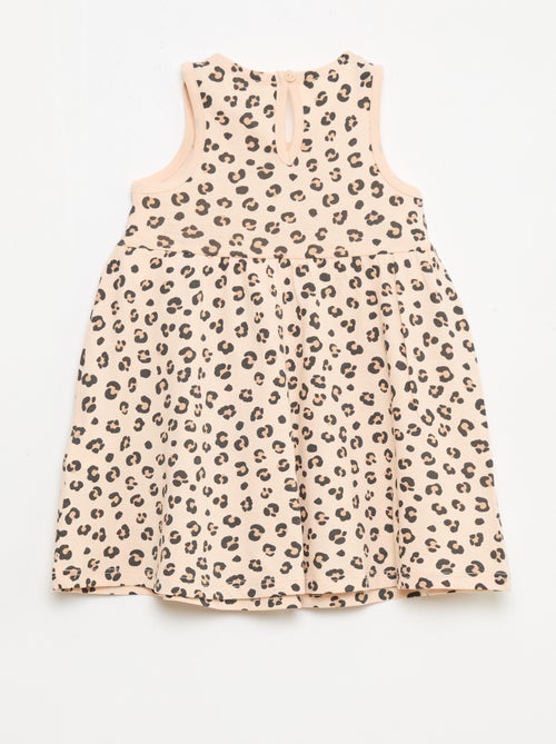 Vestido sem mangas com mensagem - Kiabi