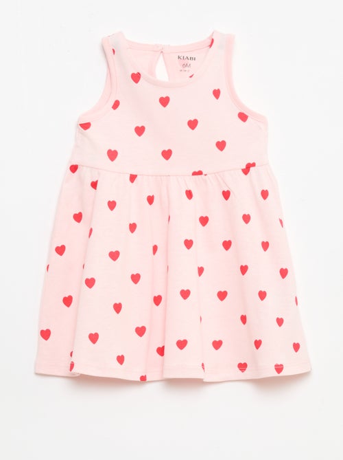 Vestido sem mangas com mensagem - Kiabi