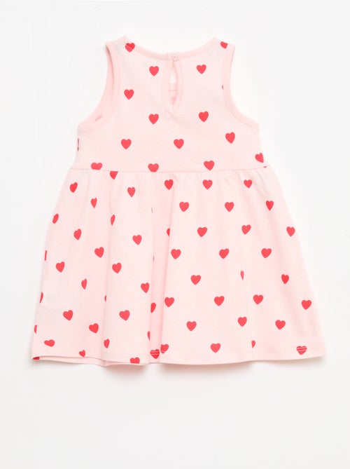 Vestido sem mangas com mensagem - Kiabi