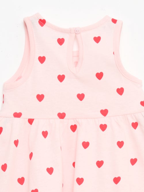 Vestido sem mangas com mensagem - Kiabi