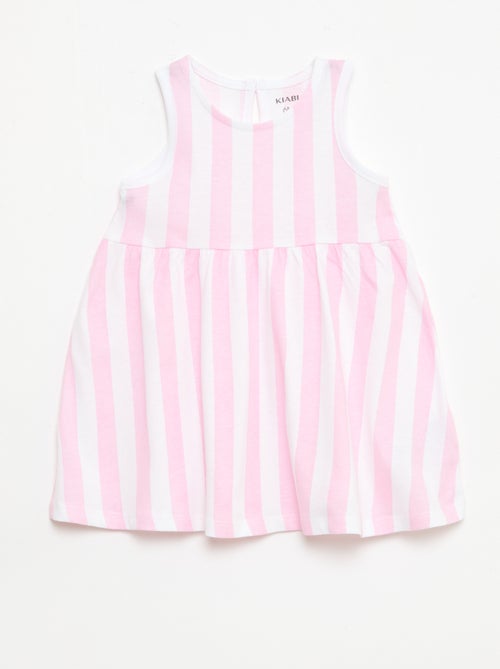 Vestido sem mangas com mensagem - Kiabi