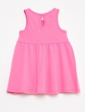 Vestido sem mangas com mensagem