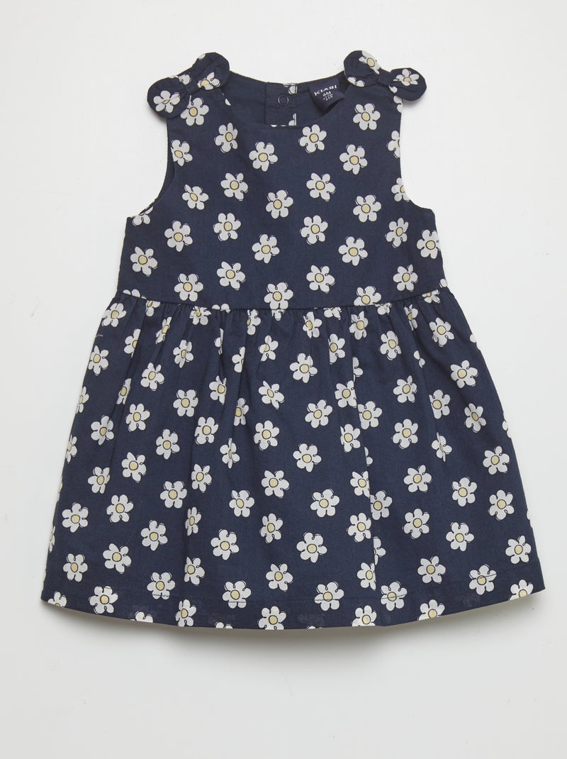 Vestido sem mangas com motivo AZUL - Kiabi