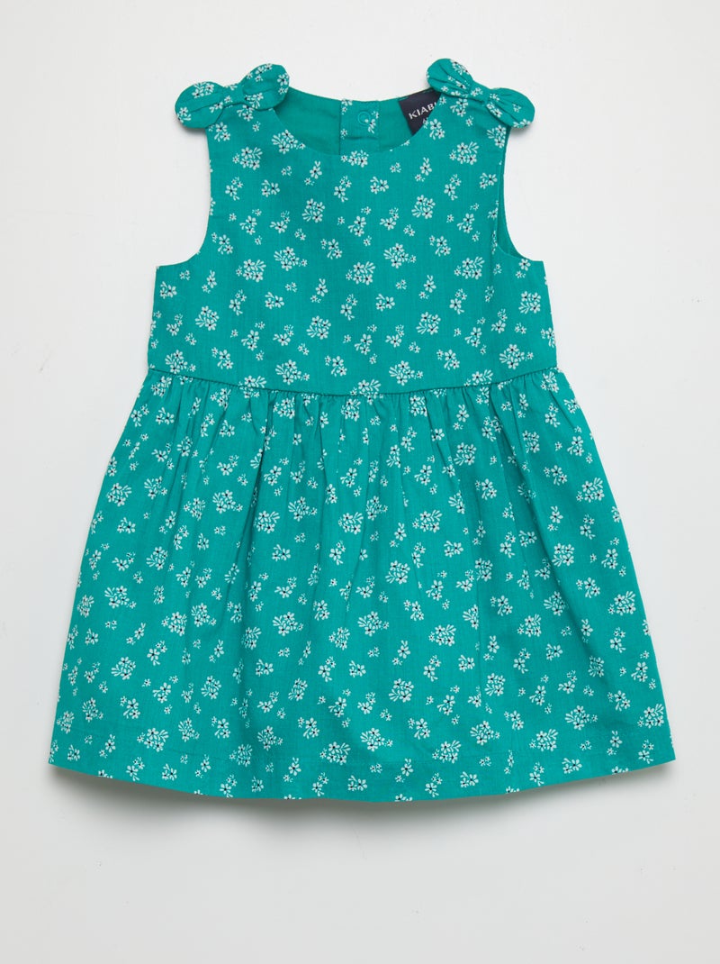 Vestido sem mangas com motivo VERDE - Kiabi