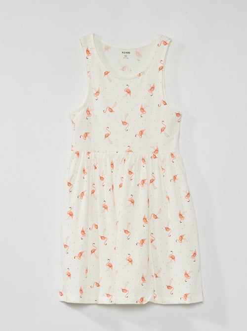 Vestido sem mangas com motivos - Kiabi