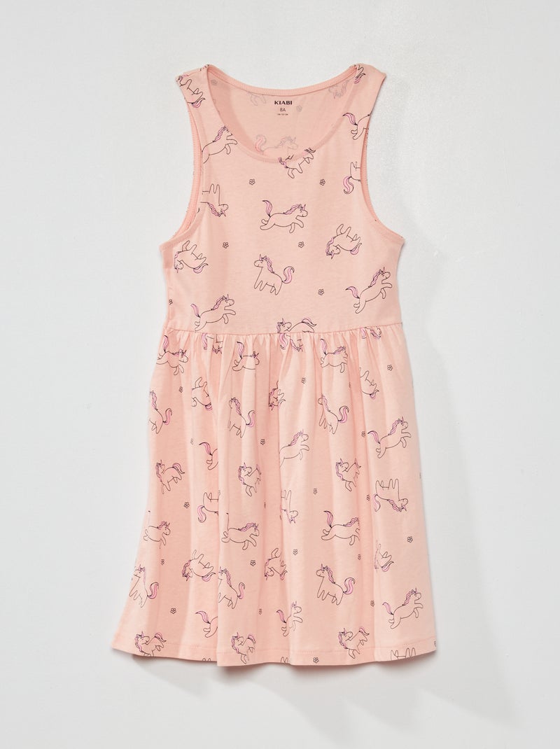 Vestido sem mangas com motivos ROSA - Kiabi