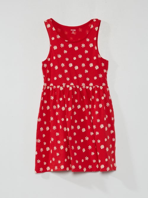 Vestido sem mangas com motivos - Kiabi