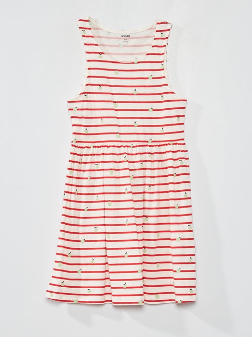 Vestido sem mangas com motivos - Kiabi