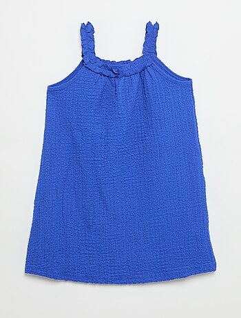 Vestido sem mangas em malha leve