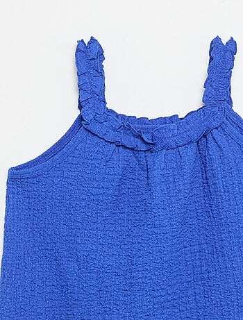 Vestido sem mangas em malha leve
