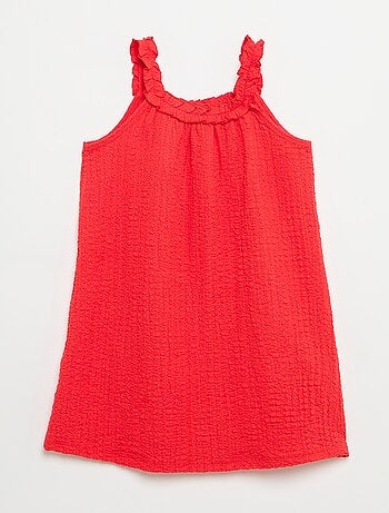 Vestido sem mangas em malha leve
