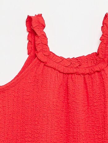 Vestido sem mangas em malha leve