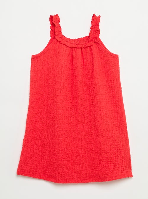 Vestido sem mangas em malha leve - Kiabi
