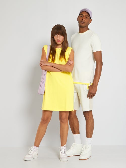 Vestido sem mangas em moletão - Kiabi