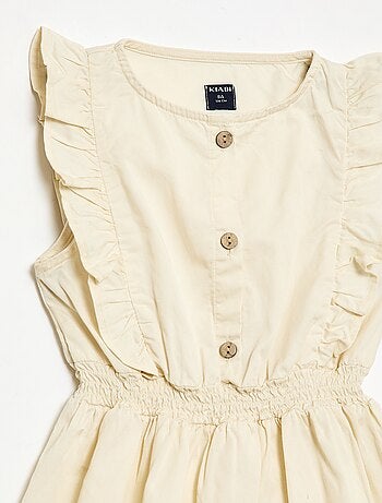 Vestido sem mangas em tecido leve