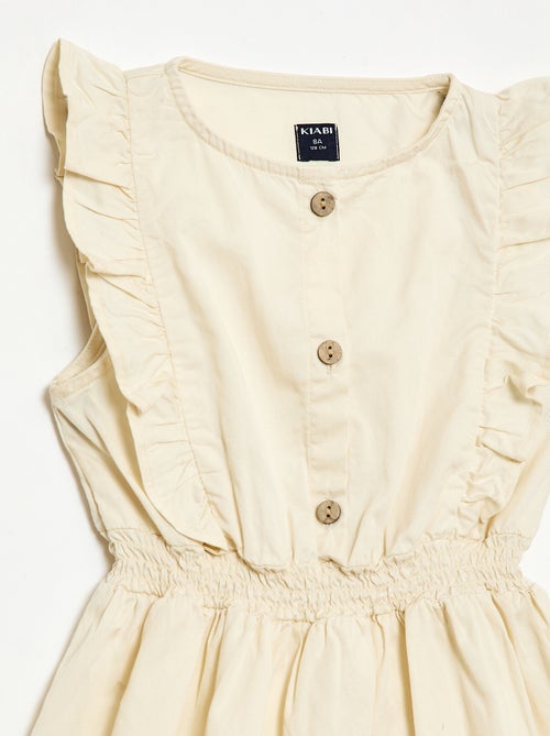 Vestido sem mangas em tecido leve - Kiabi