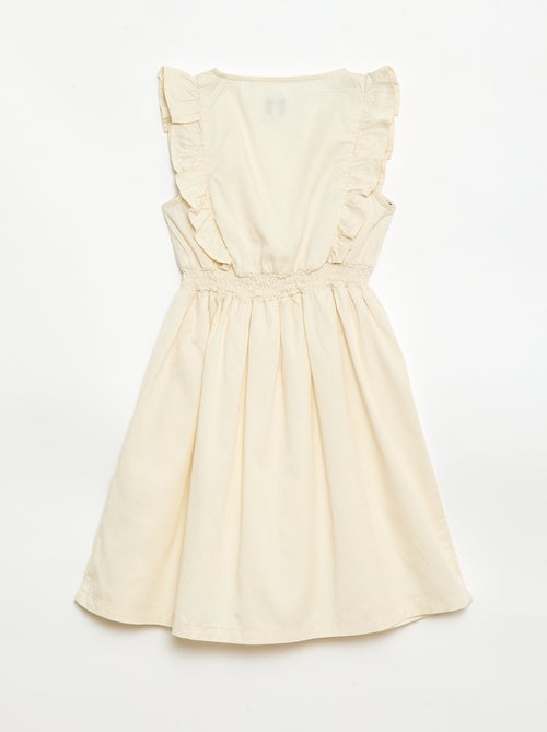Vestido sem mangas em tecido leve - Kiabi