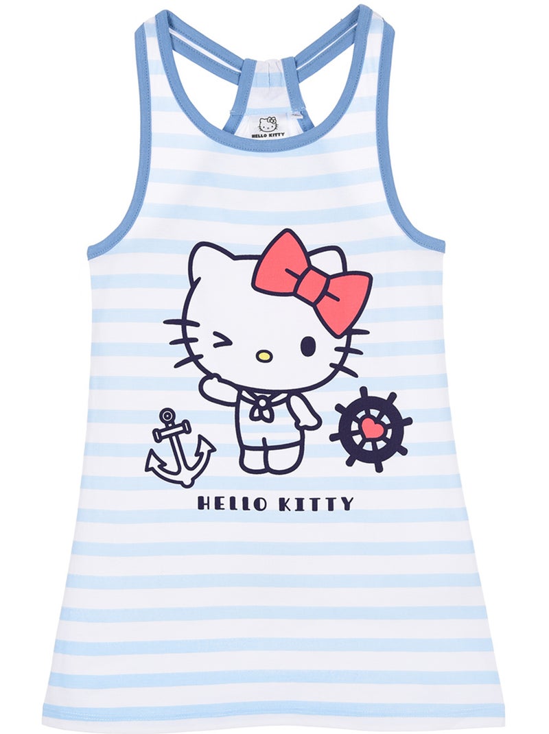 Vestido sem mangas hello kitty azul menina | licença oficial Azul - Kiabi