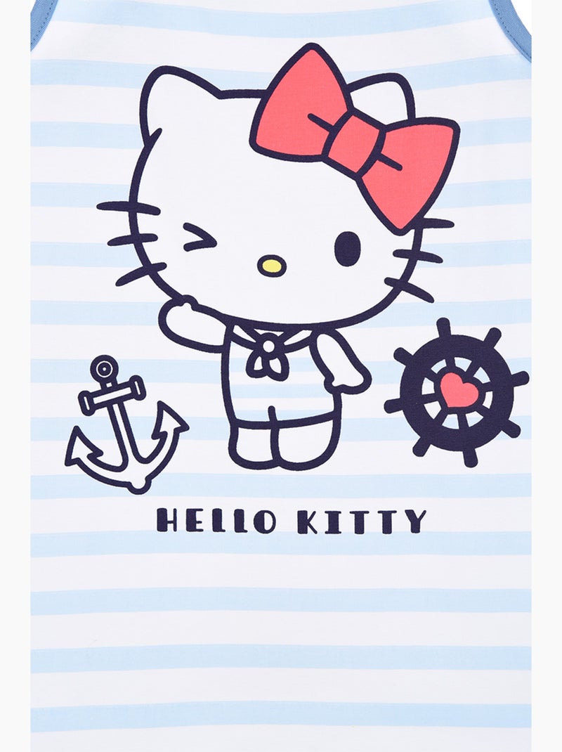 Vestido sem mangas hello kitty azul menina | licença oficial Azul - Kiabi