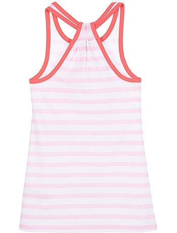 Vestido sem mangas hello kitty rosa menina | licença oficial