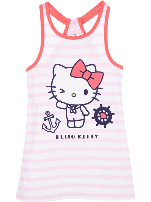 Vestido sem mangas hello kitty rosa menina | licença oficial - Kiabi