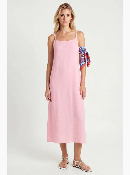 Vestido slip midi em popelina de algodão istanbul - Kiabi Vestido slip midi em popelina de algodão istanbul - Kiabi