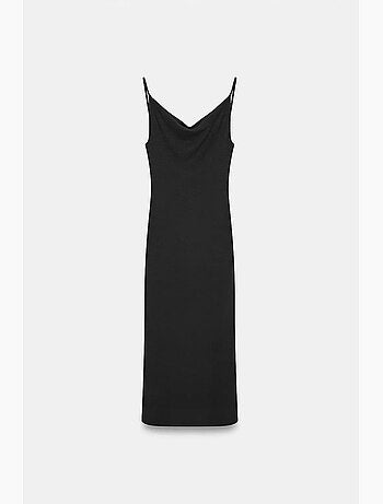 Vestido slip midi sem mangas dilvin