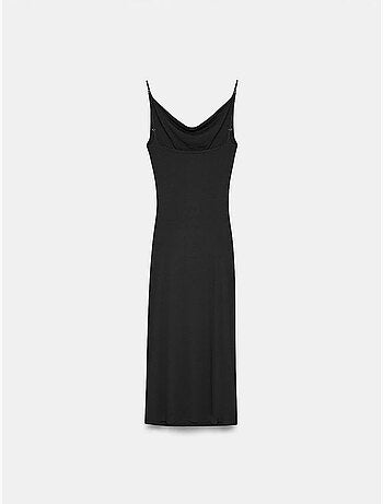 Vestido slip midi sem mangas dilvin