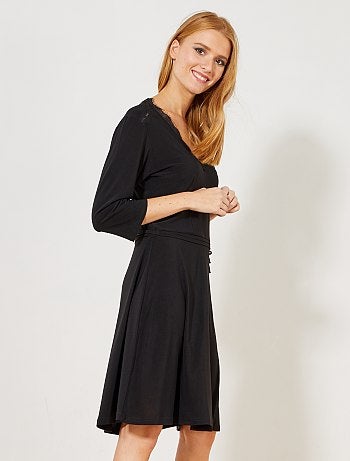 Mulher do 34 até 48 - Vestido soltinho de renda - Kiabi