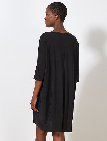 Vestido soltinho forma loose - Kiabi