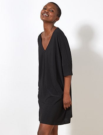 Vestido soltinho forma loose - Kiabi