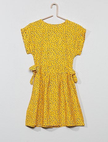 Vestido soltino com laços - Kiabi