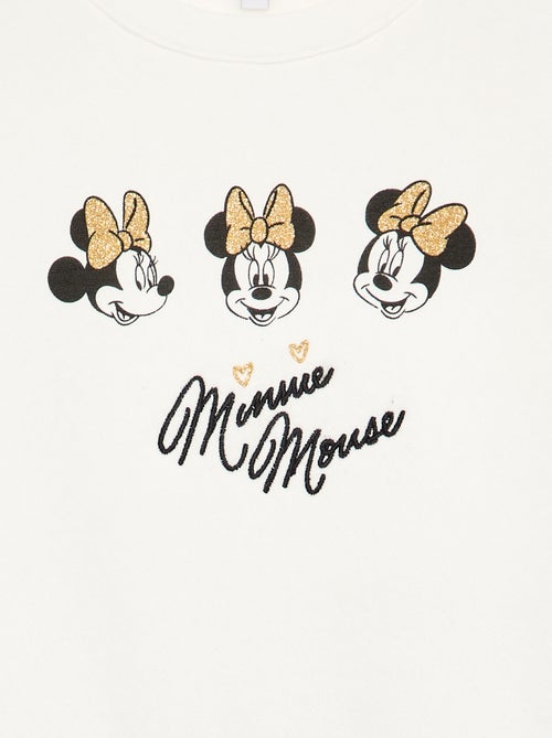 Vestido sweatshirt em moletão e tule 'Minnie' 'Disney' - Kiabi