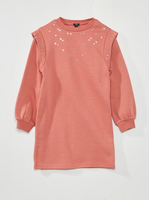Vestido-sweatshirt em moletão - Kiabi
