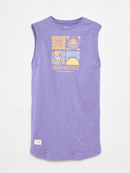 Vestido t-shirt - Grafik Edition - Kiabi