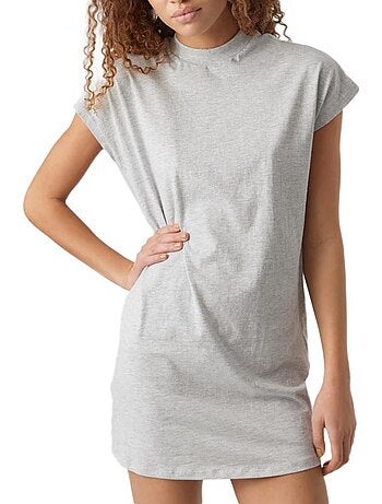 Vestido T-Shirt Cinzento de Mulher Vero Moda Turtle