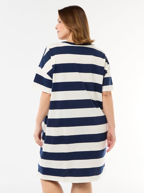 Vestido T-shirt Curto de Manga Curta - Kiabi