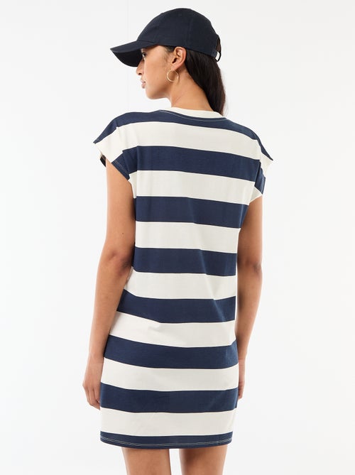 Vestido T-shirt Curto de Manga Curta - Kiabi